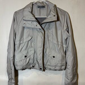 Athleta Light Gray Utility Jacket